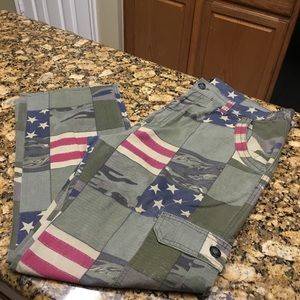 Diamond Stash Camouflage American Flag Pants